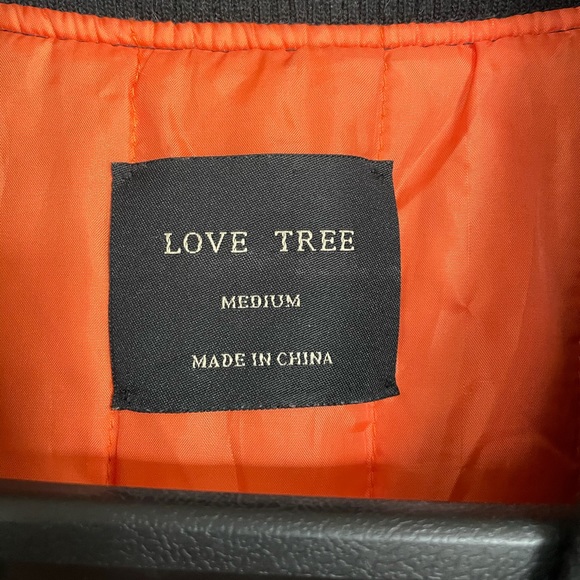 LOVE TREE long bomber jacket. - Picture 3 of 5